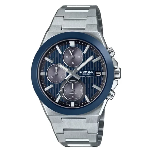 Casio Edifice Efs-S650d-2adf Gümüş-Mavi Erkek Kol Saati - Görsel 3