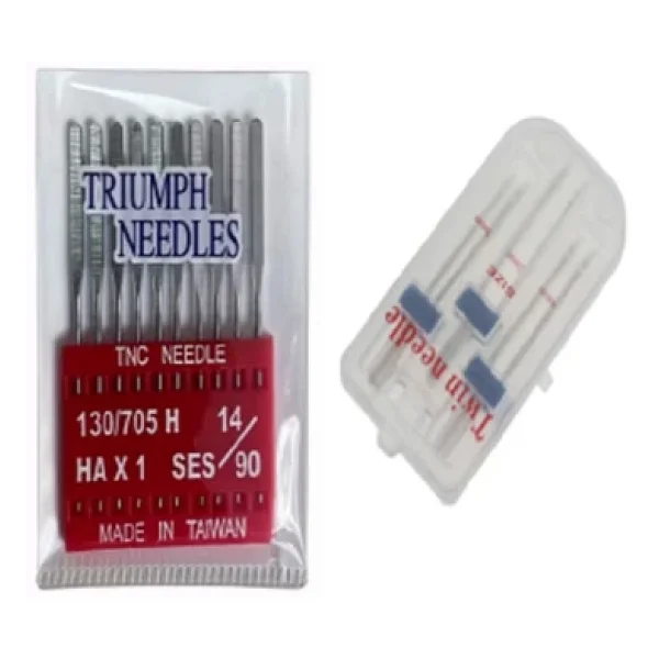 Singer Dikiş Makine Iğnesi (12-14-16 Numara 30 Adet) Normal Iğne Ve 2mm-3mm-4mm Çift Iğne 3 Adet Gelecektir - Görsel 3