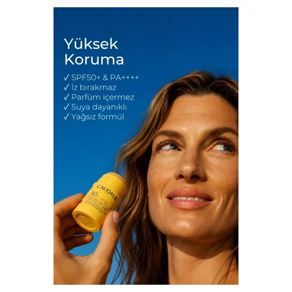 Caudalie İz Bırakmayan Yüksek Korumalı Stick Güneş Kremi 15gr - Görsel 5
