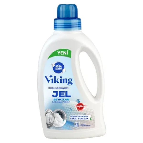 Viking Technopower Sıvı Çamaşır Deterjanı Beyazlar 1.5 Lt 1 Adet - 1,5 Lt - Görsel 4