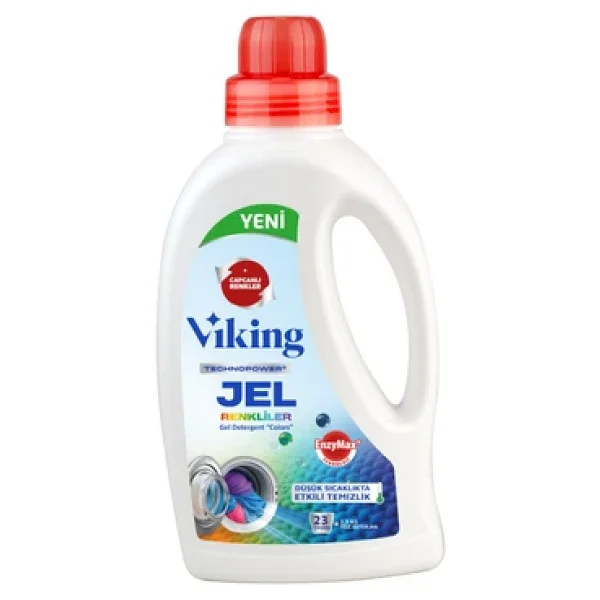 Viking Technopower Sıvı Çamaşır Deterjanı Renkliler 1.5 Lt 1 Adet - 1,5 Lt - Görsel 4