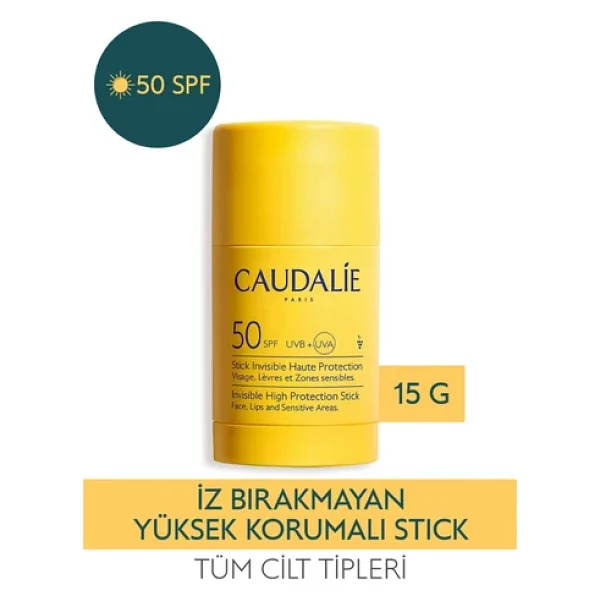 Caudalie İz Bırakmayan Yüksek Korumalı Stick Güneş Kremi 15gr - Görsel 3