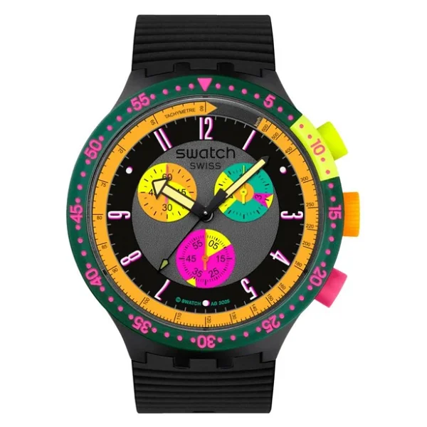 Swatch Neon Seppia Sb02b104 Kol Saati - Görsel 5