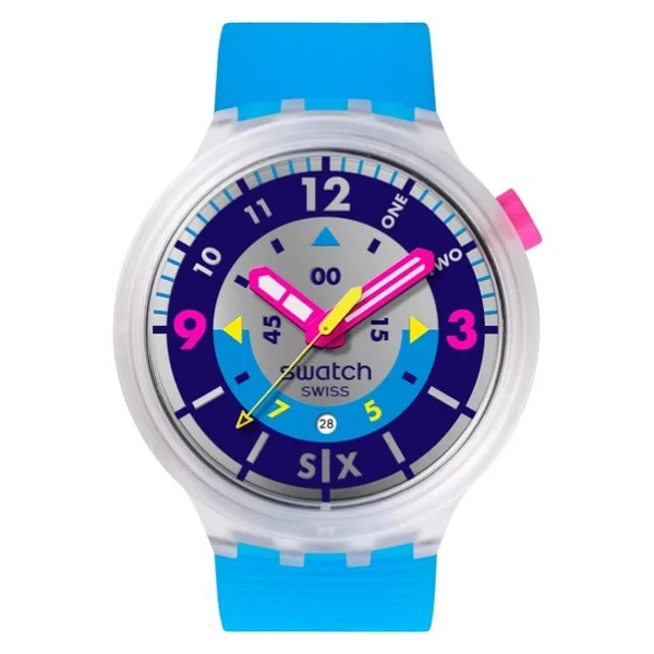 Swatch Neon Hielo Sb01k400 Kol Saati - Görsel 4