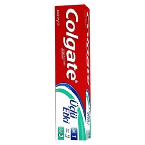 Colgate Üçlü Etki Beyazlatıcı 50 Ml Florürlü Diş Macunu - Görsel 4