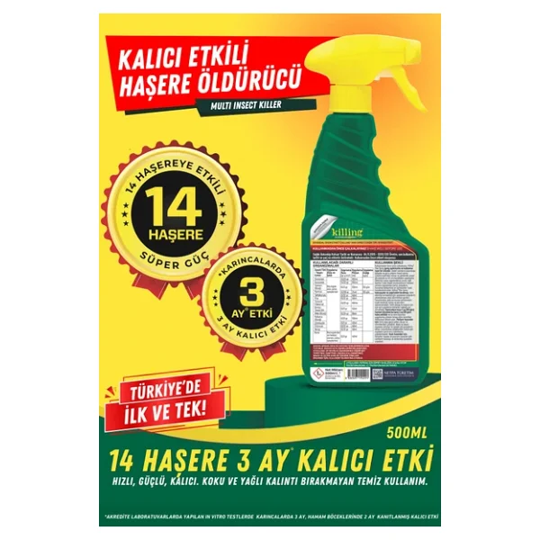 Max Sprey 2'li Eko Set - Böcek İlacı 14 Haşereye Etkili, Karınca 3 Ay Kalıcı 2x500ml - Görsel 3