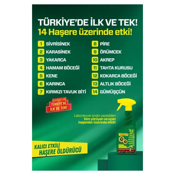 Max Sprey 2'li Eko Set - Böcek İlacı 14 Haşereye Etkili, Karınca 3 Ay Kalıcı 2x500ml - Görsel 4