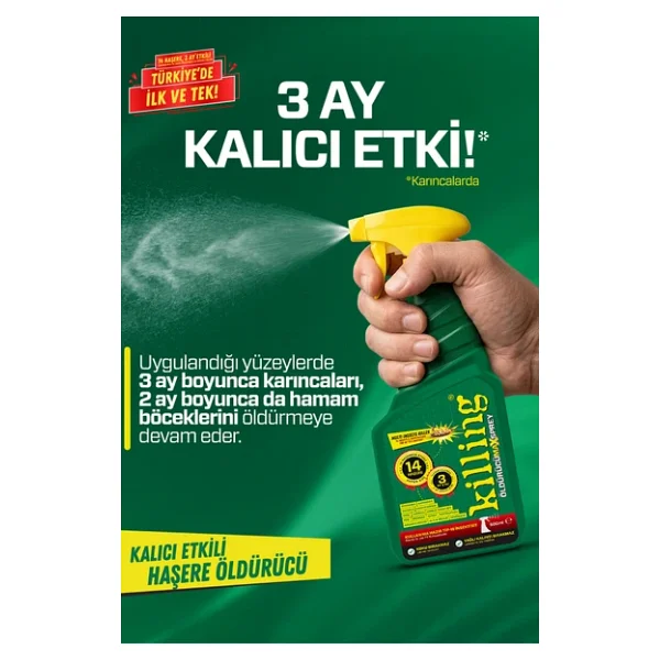 Max Sprey 2'li Eko Set - Böcek İlacı 14 Haşereye Etkili, Karınca 3 Ay Kalıcı 2x500ml - Görsel 5