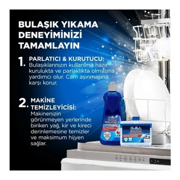 Finish Deo Bulaşık Makinesi Kokusu Limon Ferahlığı 50 Yıkama - Görsel 7