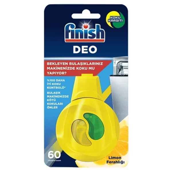 Finish Deo Bulaşık Makinesi Kokusu Limon Ferahlığı 50 Yıkama - Görsel 2