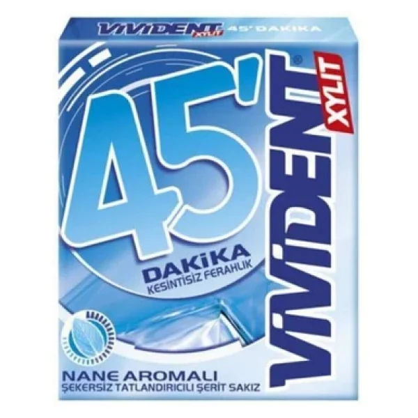 Vivident Storming 45 Dakika Nane Aromalı Sakız 33 G - Görsel 2