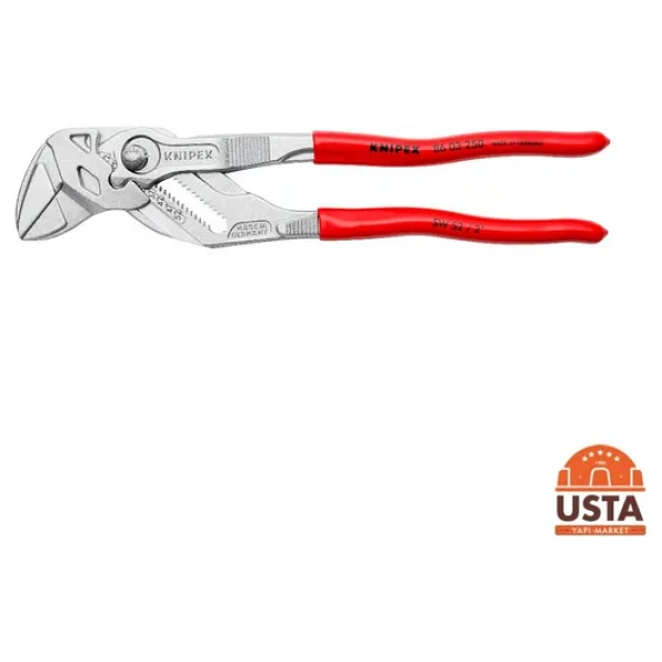 Knipex 86 03 250 Mm Düz Çene Ayarlı Pense - Görsel 4