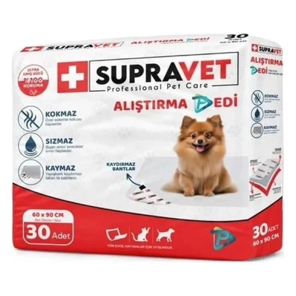 Supravet Köpek Alıştırma Pedi 30 Adet 60x90 Cm - Görsel 3