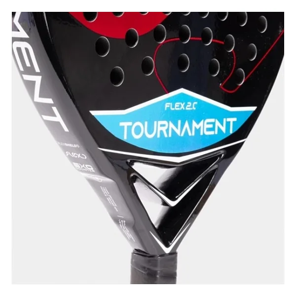 Joma Padel Tournament Flex, Siyah Kırmızı - Görsel 8