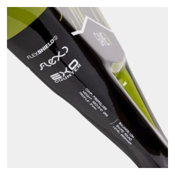 Joma Game Çocuk Padel Raketi Siyah/Yeşil 401904.104 - Görsel 9