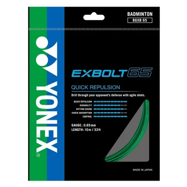 Yonex Exbolt 65 Badminton Kordajı 0.65 Mm / 10 M - Yeşil - Görsel 3