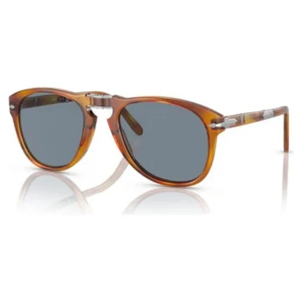 Persol Steve Mcqueen Po0714sm 096/56 Brown-Light Blue Erkek Güneş Gözlüğü - Görsel 5