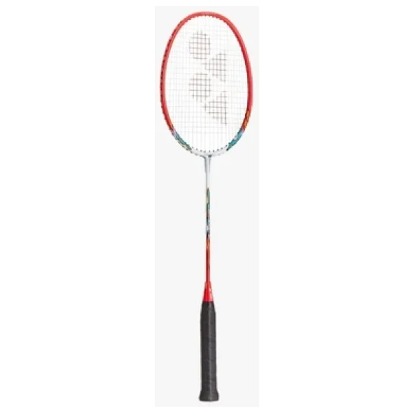 Yonex Muscle Power 2 Kordajlı U Ort. 105g G4 Badminton Raketi - Beyaz Kırmızı - Görsel 4