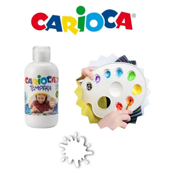 Carioca Süper Yıkanabilir 250 Ml Beyaz Tempera Boyası - Görsel 7