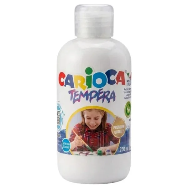 Carioca Süper Yıkanabilir 250 Ml Beyaz Tempera Boyası - Görsel 6