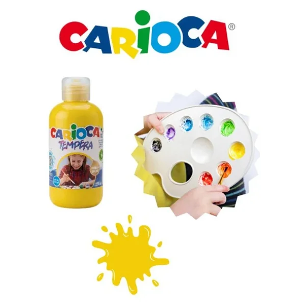 Carioca Süper Yıkanabilir 250 Ml Sarı Tempera Boyası - Görsel 5