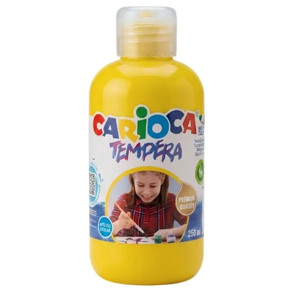 Carioca Süper Yıkanabilir 250 Ml Sarı Tempera Boyası - Görsel 4