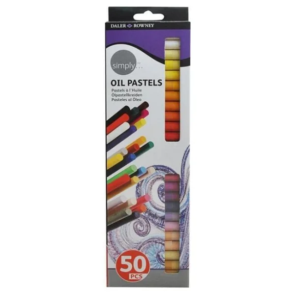 Daler-Rowney Simply 50'li Yağlı Pastel Boya - Görsel 6