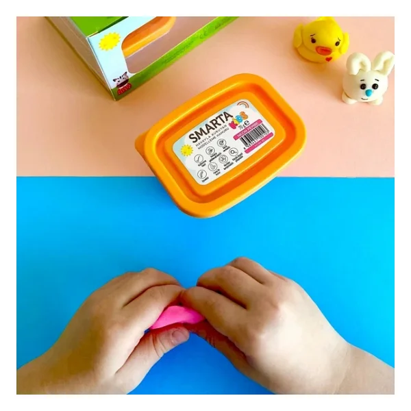 Smarta Kids 70 Gr Neon Yeşil Modelleme Hamuru - Görsel 5