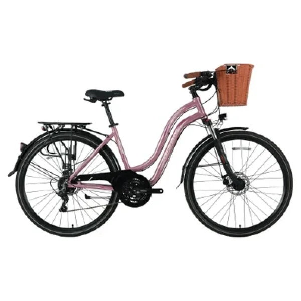 Bisan Ctx 6300 Md Pembe-Mor 21 Vites 28 Jant Şehir Bisikleti - Görsel 4