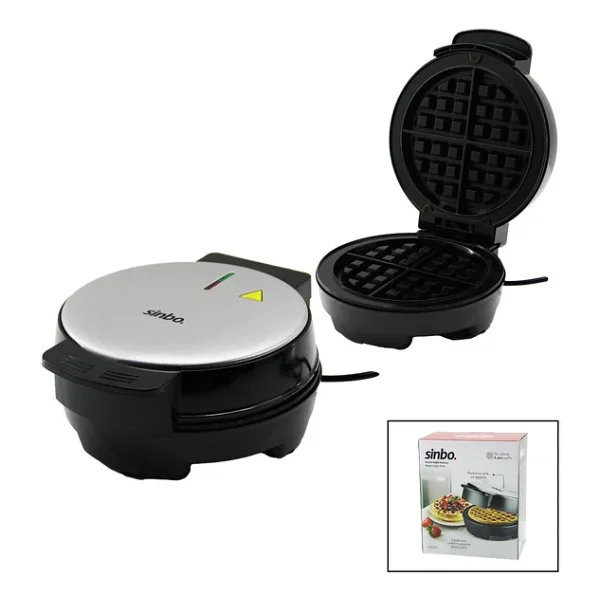 Sinbo Belçika Waffle Makinesi - 4 Waffle Kapasiteli - Yapışmaz Plaka - Görsel 4