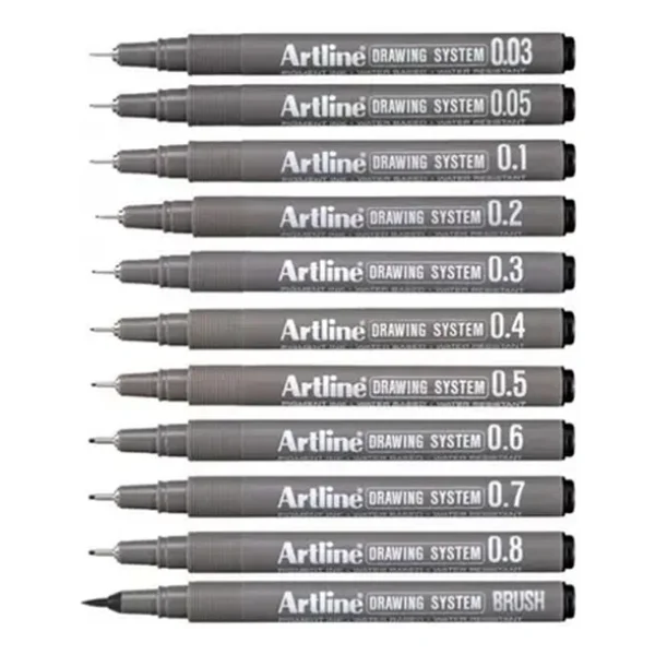 Artline Drawing System 11'li Teknik Çizim Kalem Seti - Görsel 6