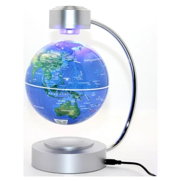 Mıknatıslı Ortada Dönen Dünya Küre - Görsel 4