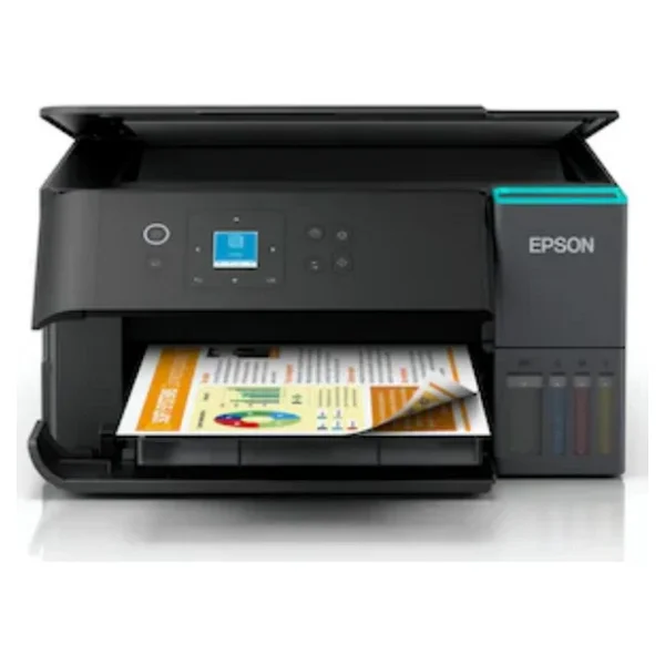 Epson Ecotank L4360 Wi-Fi + Tarayıcı + Fotokopi Renkli Çok Fonksiyonlu Tanklı Mürekkep Püskürtmeli Yazıcı - Muadil Mürekkepli - Görsel 3