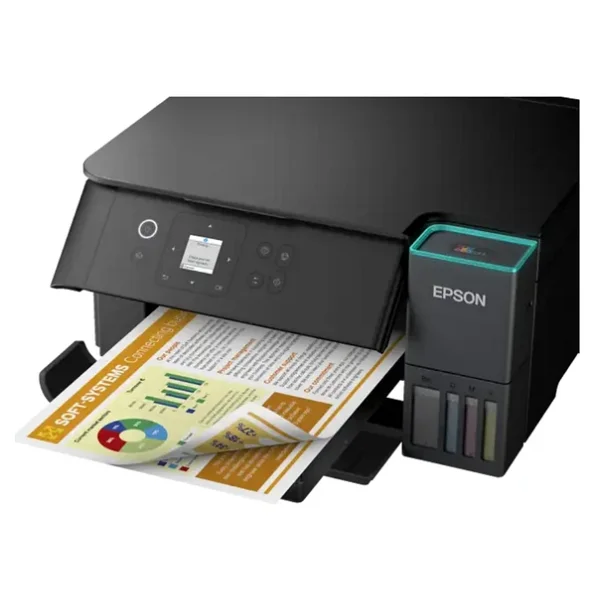 Epson Ecotank L4360 Wi-Fi + Tarayıcı + Fotokopi Renkli Çok Fonksiyonlu Tanklı Mürekkep Püskürtmeli Yazıcı - Muadil Mürekkepli - Görsel 5