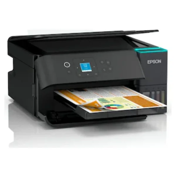 Epson Ecotank L4360 Wi-Fi + Tarayıcı + Fotokopi Renkli Çok Fonksiyonlu Tanklı Mürekkep Püskürtmeli Yazıcı - Muadil Mürekkepli - Görsel 2