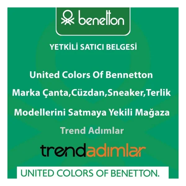 Benetton Siyah Nano Kadın Spor Çapraz Askılı El Çantası Bnt 1625 - Görsel 7