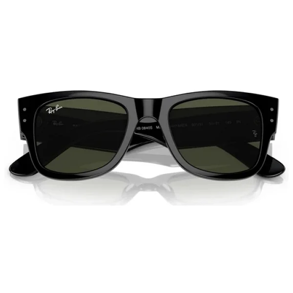 Ray-Ban Mega Wayfarer 0840s 901/31 Black-Green Güneş Gözlüğü - Görsel 8