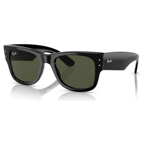 Ray-Ban Mega Wayfarer 0840s 901/31 Black-Green Güneş Gözlüğü - Görsel 3