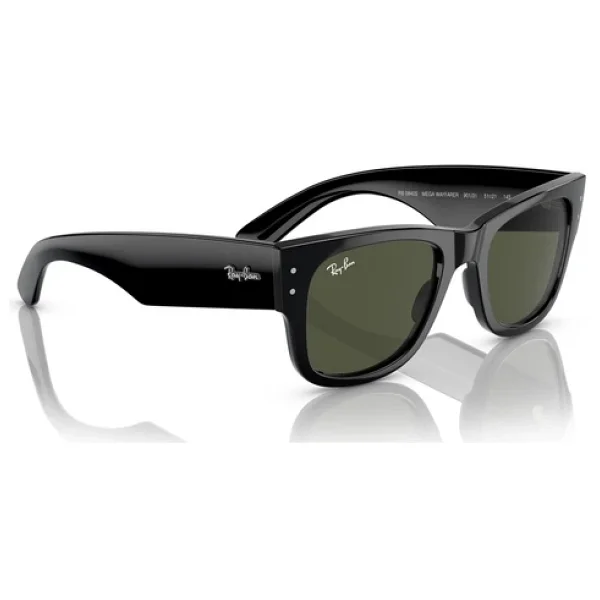 Ray-Ban Mega Wayfarer 0840s 901/31 Black-Green Güneş Gözlüğü - Görsel 6