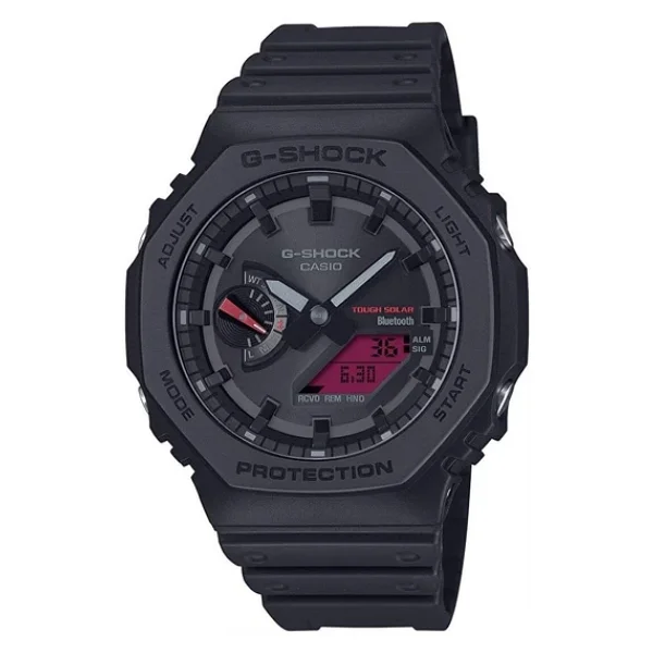 Casio G-Shock Ga-B2100bbr-1adr Silikon Kordon Siyah-Bordo Erkek Kol Saati - Görsel 4