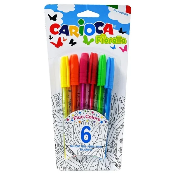 Carioca Tükenmez Kalem Fıorella 6 Lı 42774 - Görsel 4