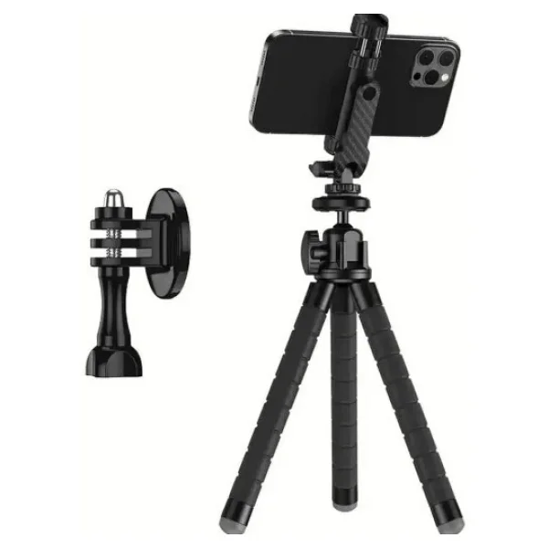 Apexel 360 Derece Dönebilen Ahtapot Tripod - Görsel 3