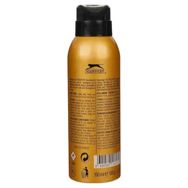 Slazenger Active Sport Erkek Gold Deodorant - Görsel 4