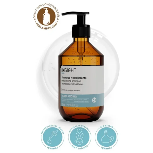 Insight Yağlı Saçlar İçin Dengeleyici Şampuan 350 Ml. - Görsel 4