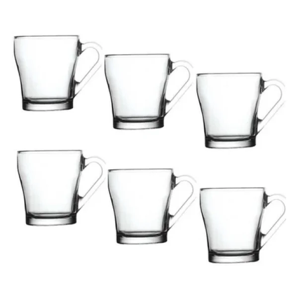 Paşabahçe Aria 55793 205 Cc 6'lı Kulplu Bardak - Görsel 6