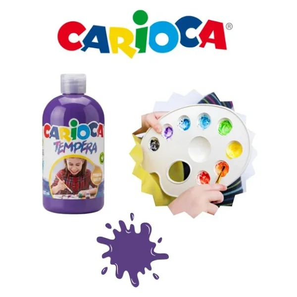 Carioca Süper Yıkanabilir 500 Ml Mor Tempera Boyası - Görsel 5