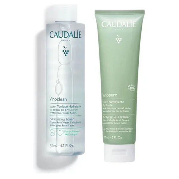 Caudalie Vinoclean Tonik 200 Ml + Vinopure Temizleme Jeli 150 Ml Cilt Bakım Seti - Görsel 5