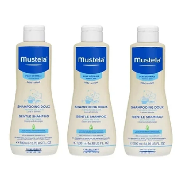 Mustela Gentle Cleansing Gel Yenidoğan Şampuanı 500 Ml 3 Adet - Görsel 4