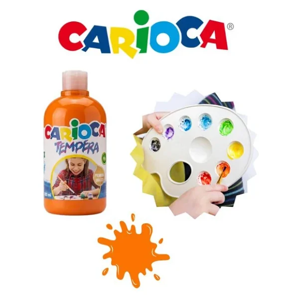 Carioca Süper Yıkanabilir 500 Ml Turuncu Tempera Boyası - Görsel 5