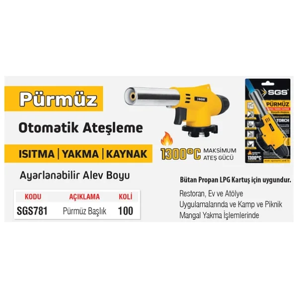Sgs Sgs781 Torch Pürmüz Başlığı - Görsel 4